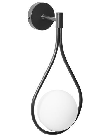 Lampe murale AUROUE Métal Noir