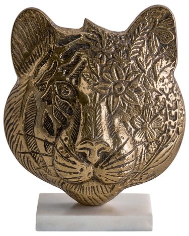 Accessoire Décoratif Tigre BROVA Métal Doré