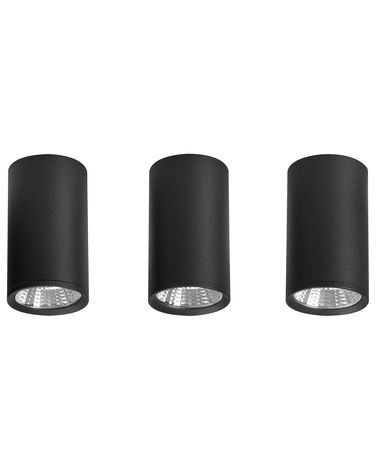 LED plafondlamp BARCALA Metaal Zwart