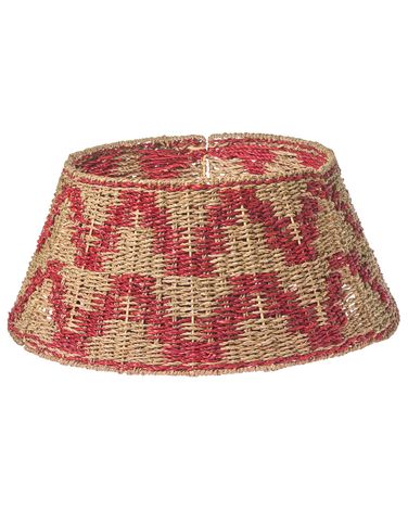 Kerstboomrok GLACE Zeegras Rood 60 cm