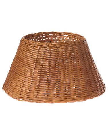 Jupe de sapin de Noël FLOCON Rotin Naturel 47 cm
