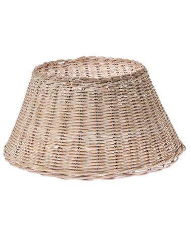 Jupe de sapin de Noël FLOCON Rotin Marron clair 47 cm