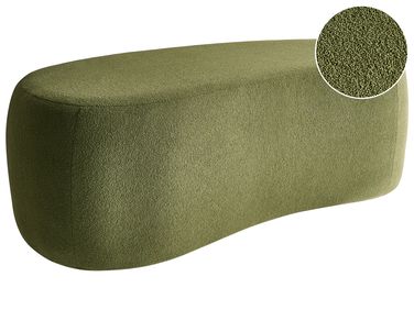 Poef BAYARD Bouclé Groen