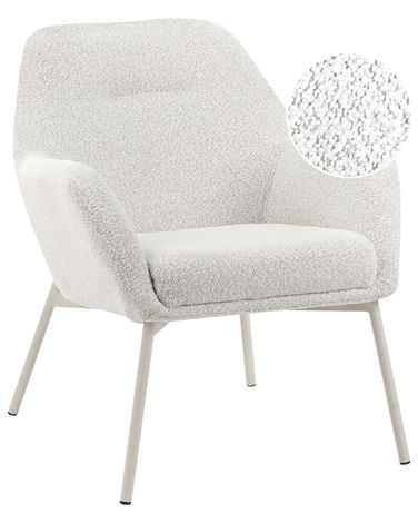 Fauteuil JABRO Stof Gebroken wit