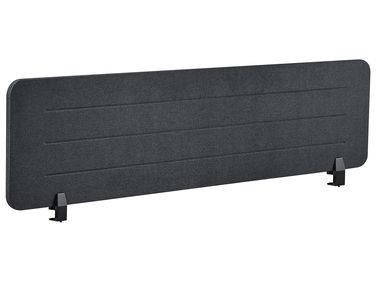 Cloison amovible de bureau ZIGGY 160 x 40 cm Gris foncé