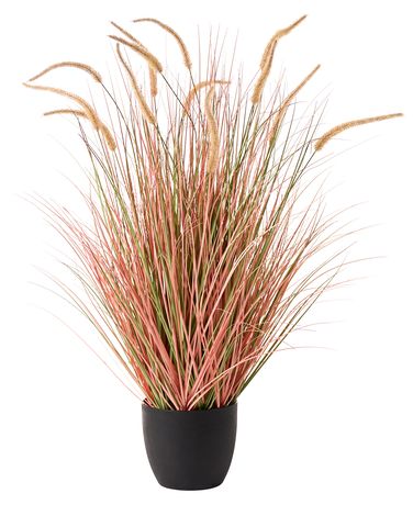 Kunstplant BRISTLEGRASS 120 cm Oranje