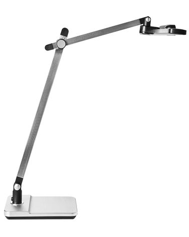 Lampe de bureau LED SERPENS Avec variateur Argenté