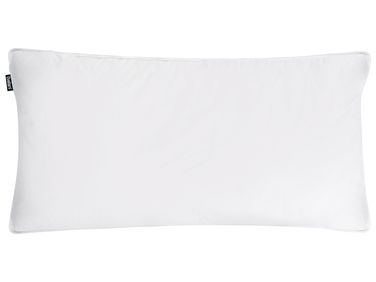 Hoofdkussen VIHREN Laag Eendenveren en eendendons 40 x 80 cm Wit