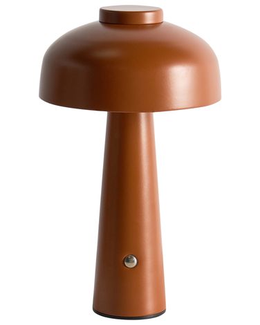 Lampe de table LED sans fil AGUSAN Avec variateur Métal Marron