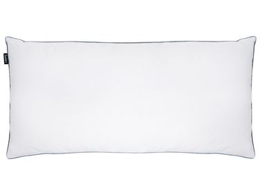 Hoofdkussen met 3 compartimenten TEIDE Laag Eendenveren en eendendons 40 x 80 cm Wit