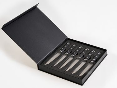 Lot de 6 couteaux à steak TOYAMA Noir