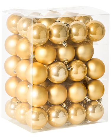 Lot de 60 boules FEGEN Doré