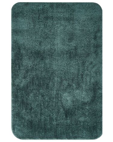Bath Mat URLANA Dark Green 60 x 90 cm Microfibre