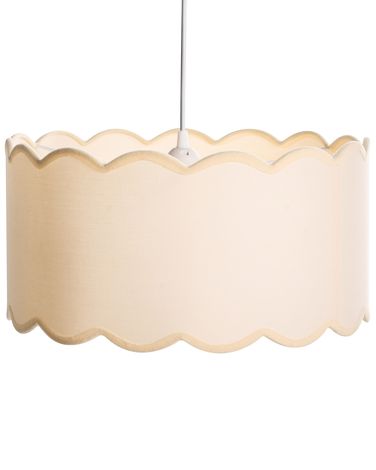 Lampe suspension GAIREZI Métal Blanc/beige