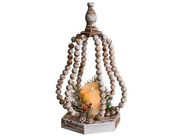 Décoration de Noël LED PETRUMA 40 cm Marron clair