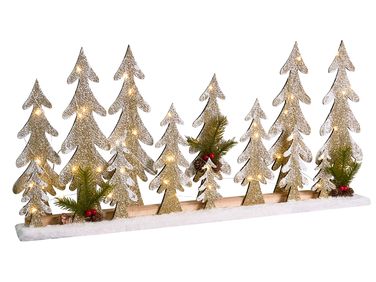 Kerstdecoratie LED ORIVESI Kerstboom 30 cm Lichtbruin