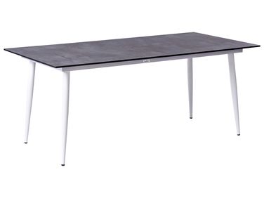 Garden Dining Table TOLENTINO 180 cm 90 cm Stone Effect Grey