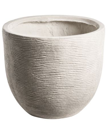 Plant Pot LIXOURI 47 cm Light Grey