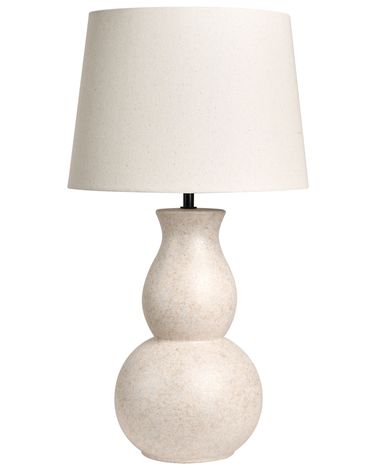 Lampe à poser CHARGES Céramique Beige clair