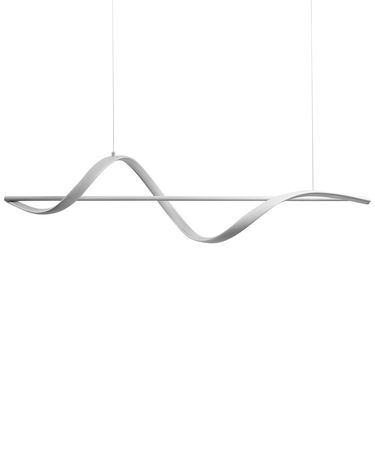 LED hanglamp KHUTTI met afstandsbediening met dimmer Metaal Wit