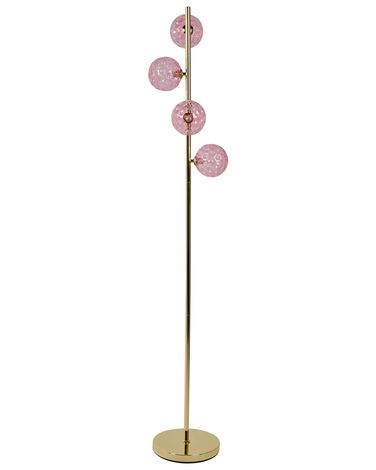 Lampadaire ANADYR Verre Rose