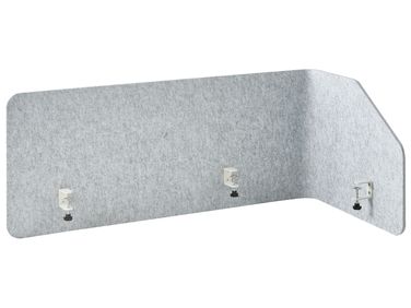 Cloison amovible de bureau FOLDY 120 x 50 cm Gris clair