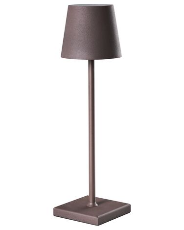 Lampe de table LED sans fil BACEIRO Avec variateur Métal Marron
