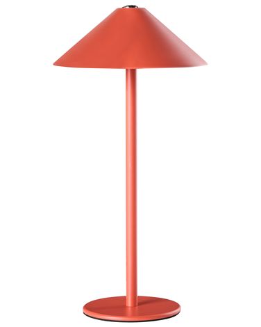 Lampe de table LED sans fil MODJO Avec variateur Métal Rouge