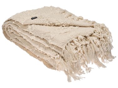 Couverture VELLA 200 x 220 cm Blanc cassé