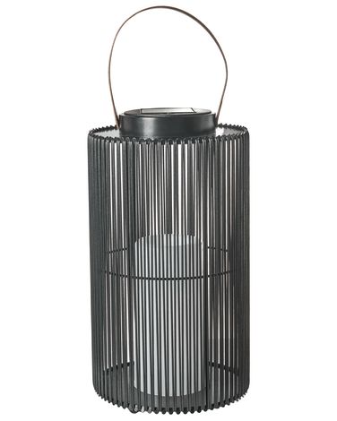 Solar Powered Lantern MACHILI 53 cm Black