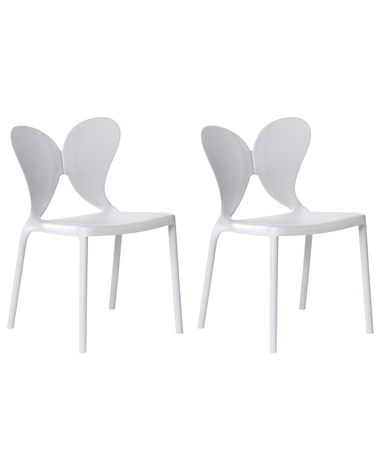 Lot de 2 chaises de jardin LARISSA Gris clair