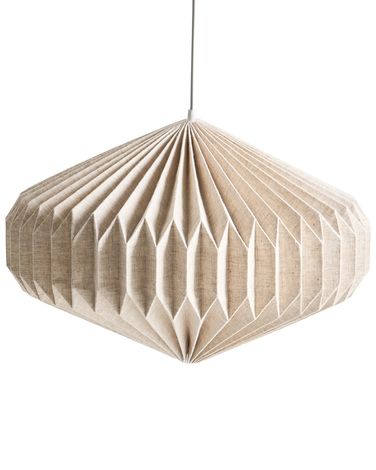 Lampe suspension VISMAN Coton Beige