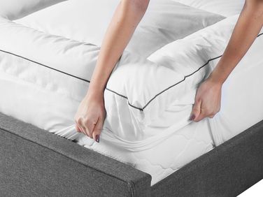 Polyester Mattress Topper MULHACEN 120 x 200 cm (EU Small Double)