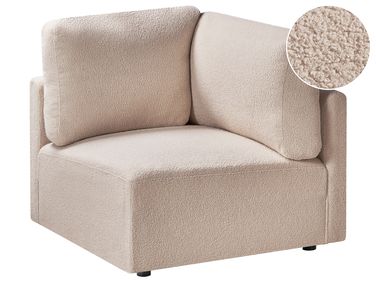 Hoekmodule MESNALI Bouclé Beige