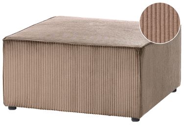 Ottomaan LEMVIG Corduroy Zandbeige