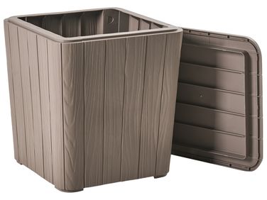 Kussenbox SARANDI 40 cm 40 cm Taupe