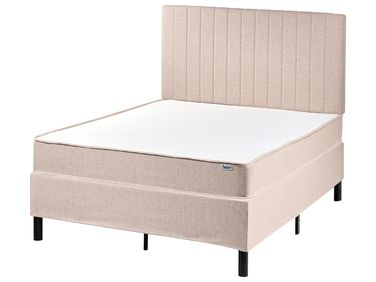 Lit Boxspring Tissu COUNTESS 120 x 200 cm Beige
