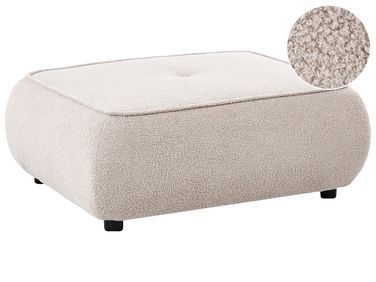 Ottoman SALLA Bouclé Beige
