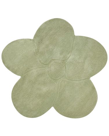 Rug KOKKINI Light Green ø 140 cm Wool