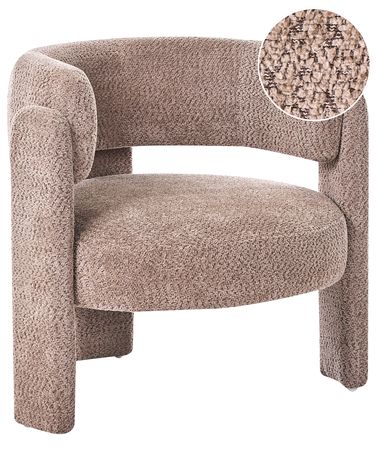 Fauteuil BUREA Chenille Taupe