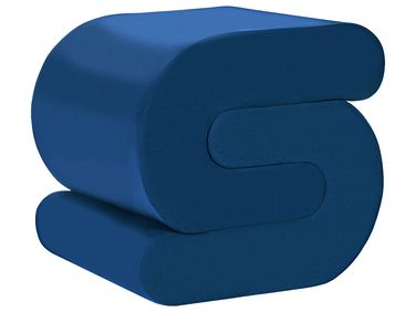 Pouf ARCADIA Velours Bleu marine