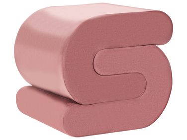 Pouf ARCADIA Velours Rose