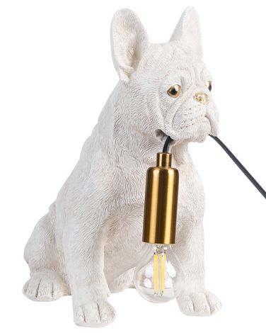 Lampe à poser Chien BRUNO Blanc
