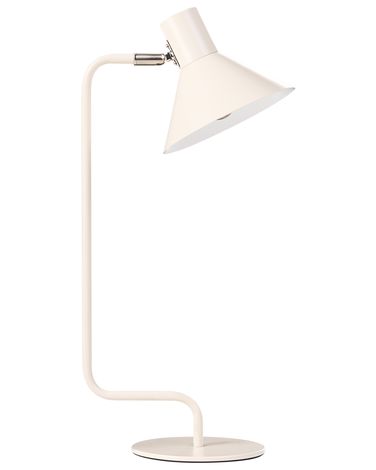 Lampe de bureau RIMAVA Métal Blanc cassé