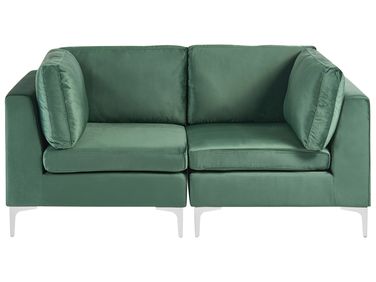 Modular Sofa 2 Seater EVJA Velvet Green