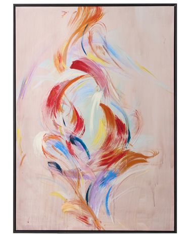 Imprimé sur toile TUAM Motif abstrait Rose