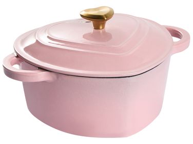 Gietijzeren braadpan LEVORRA Roze