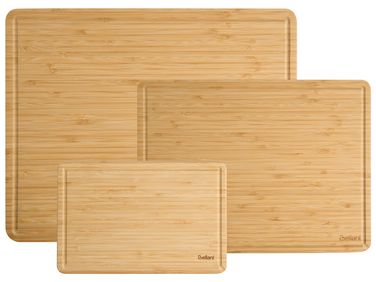 Lot de 3 planches à découper FOUACE Bambou Marron clair