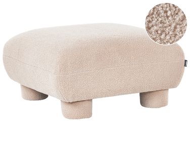 Ottoman MJALBI Bouclé Beige