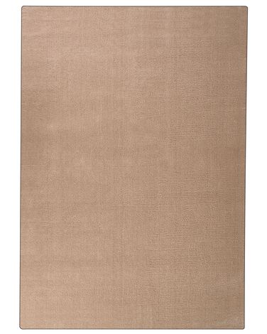 Hoogpoligvloerkleed DEMRE Zandbeige 140 x 200 cm